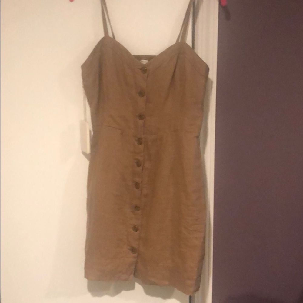 Wilfred Ducharme Button Down Linen Dress - Picture 4 of 7
